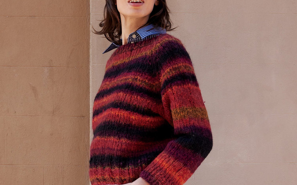 Pull basique en Bohemian par Katia Concept