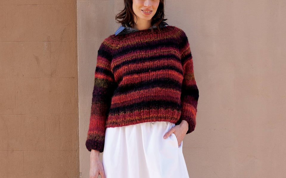 Pull basique en Bohemian par Katia Concept