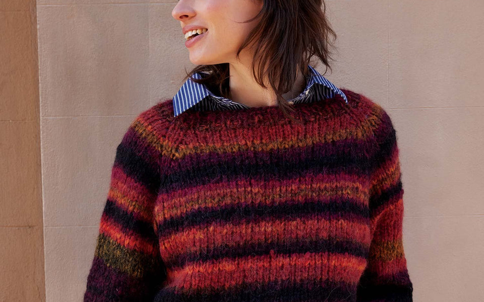 Pull basique en Bohemian par Katia Concept