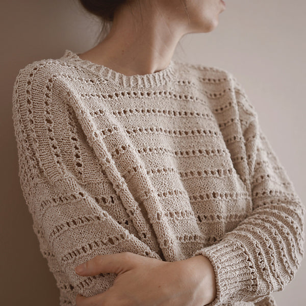 Kit de tricot - Chandail Ingrid summer par Gregoria Fibers