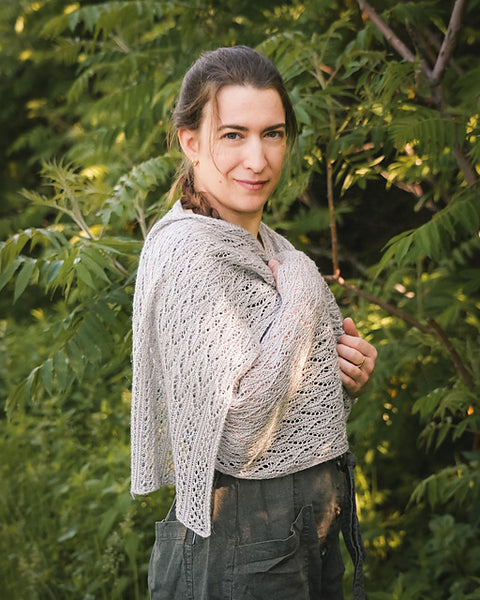 Kit de tricot - Rivage wrap par Gabrielle Vézina