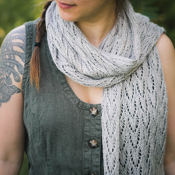Kit de tricot - Rivage wrap par Gabrielle Vézina