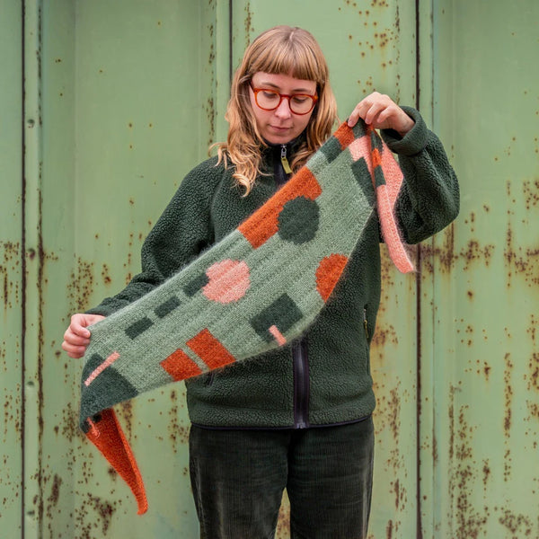 Kit de tricot - Rust & Rhythm Bandana par Anna Husemann