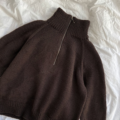 Kit de tricot - Kal d'automne Zipper Sweater Light par PetiteKnit