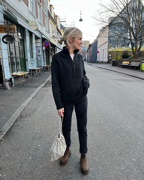 Kit de tricot - Kal d'automne Zipper Sweater Light par PetiteKnit