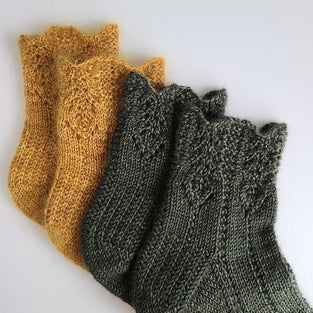 Belardi Knit Socks in Jacquard Stitch Kit by @loareknits (5006-1
