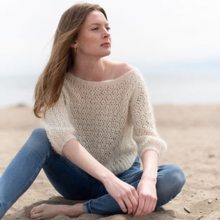 Knitting Kit - Interactive with Sylvie - Lola Pullover by EweKnit Toronto