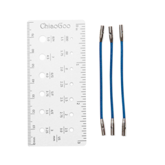 Cable X-Flex blue Twist (S) - 3 cables of 5 cm