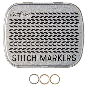 45 Round Metal Stitch Markers (83924)