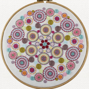 Embroidery Kit - Mandala no. 3 by Un Chat dans d'Aiguille