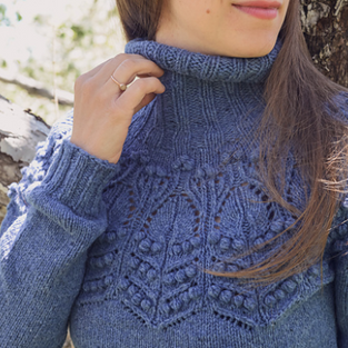 Knitting Kit - Amarelle Sweater by Gabrielle Vézina