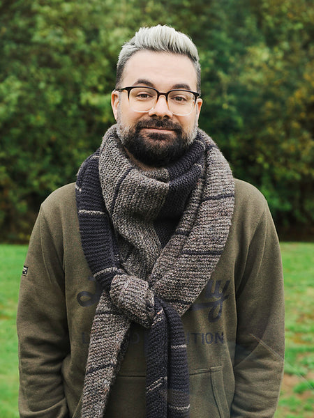 Kit de Tricot - Châle FIELD par Maxim Cyr