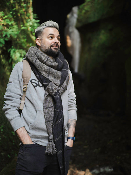 Kit de Tricot - Châle FIELD par Maxim Cyr