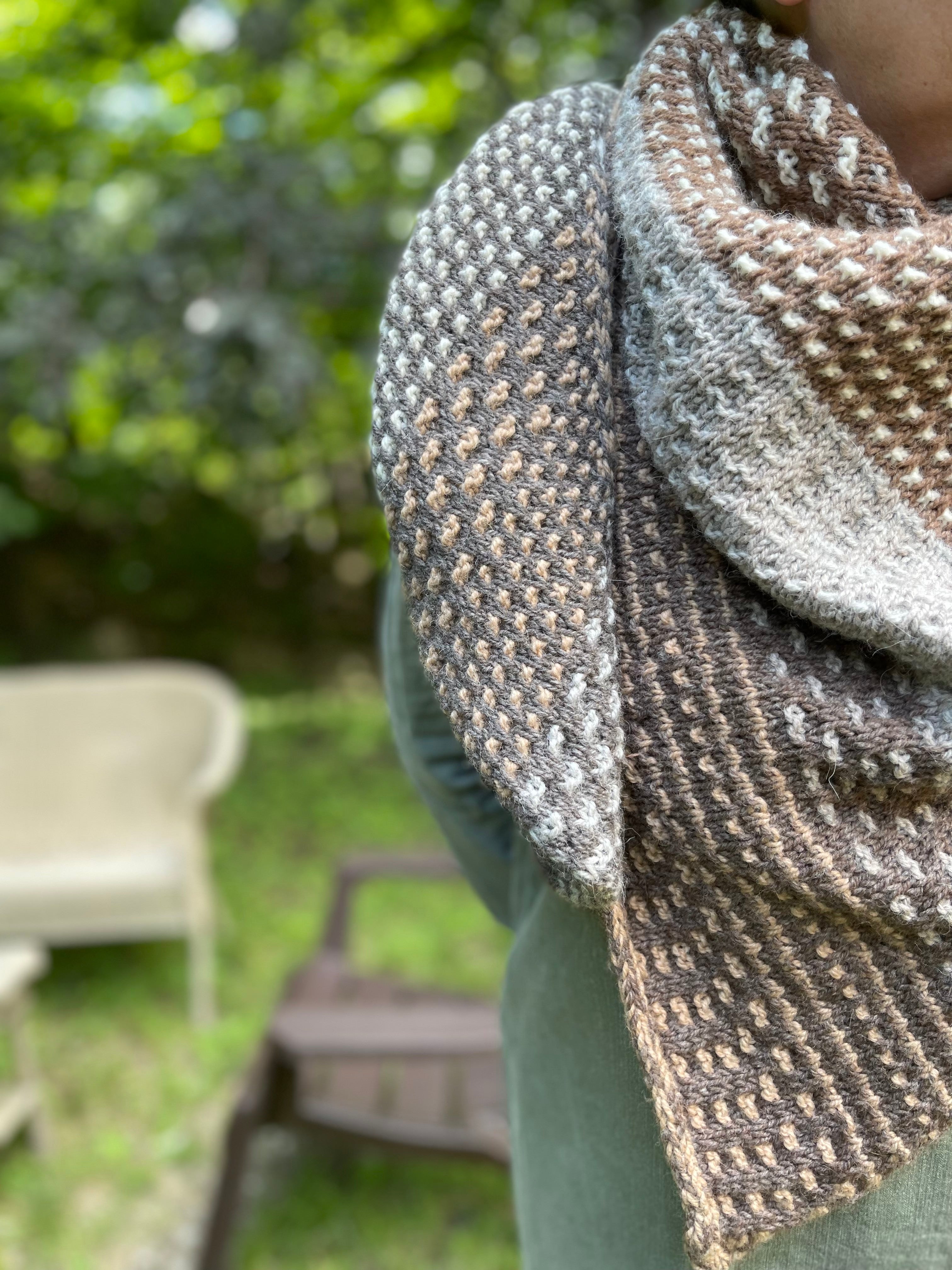 Nightshift Shawl Knitting Kit by Andrea Mowry | Pure Laine etc.