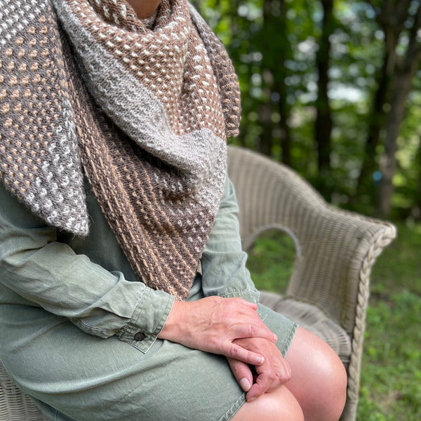 Yarn bundle - Nightshift shawl by Andrea Mowry
