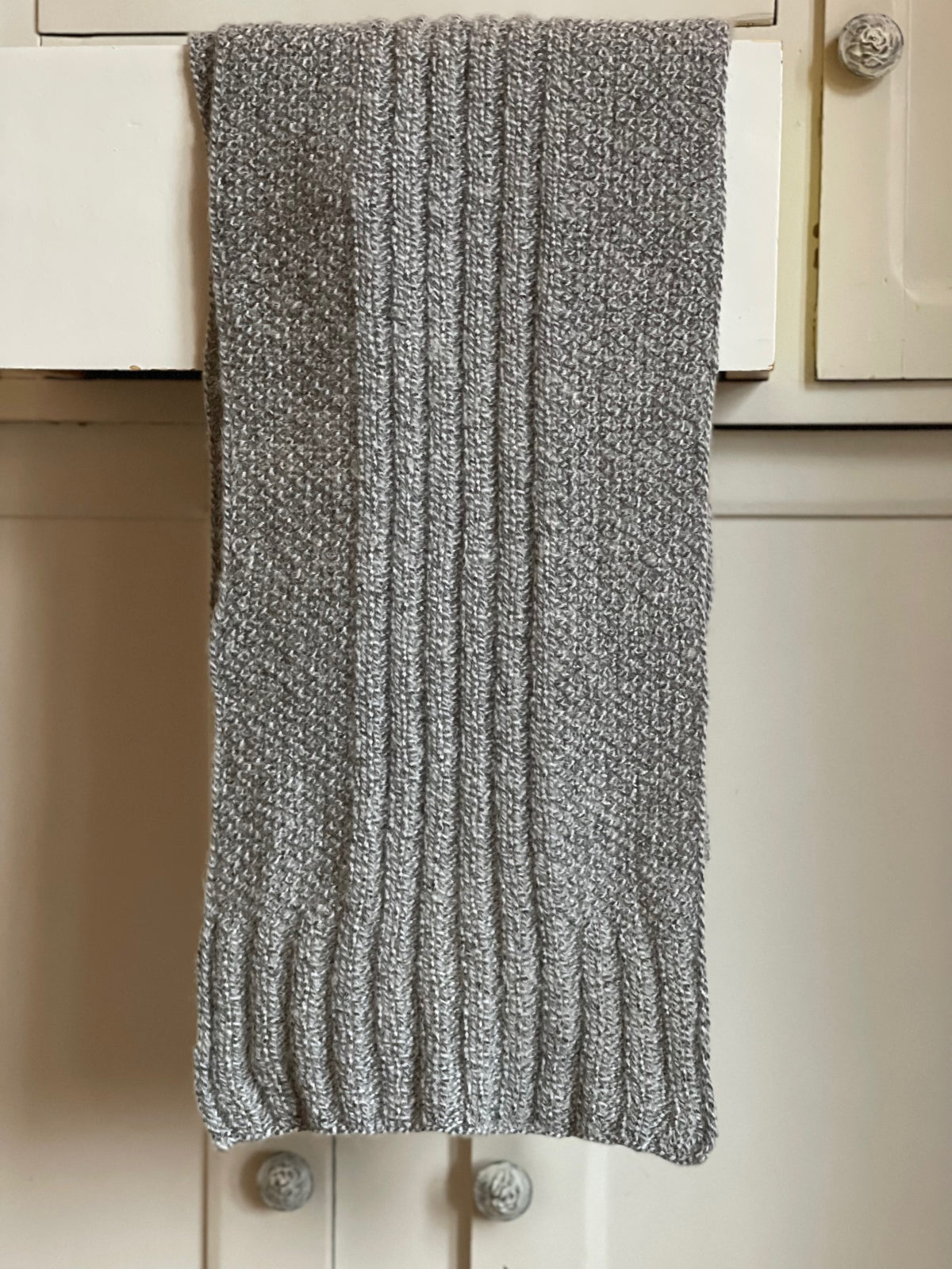 Foulard Vintage LUCIA En Pure Laine – Modèle Carré 85x88 Cm, Couleur Marron