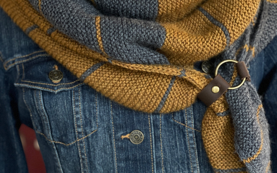 Kit de Tricot - Châle FIELD par Maxim Cyr