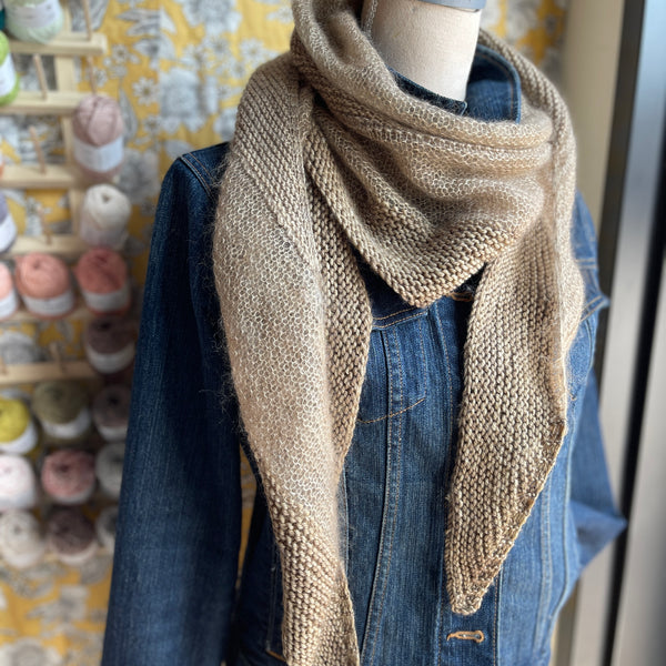 Knitting Kit - Texture Shawl by Fibre Carpe Diem