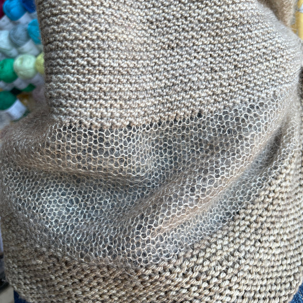 Knitting Kit - Texture Shawl by Fibre Carpe Diem