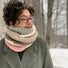 5-Color Cowl Yarn Kit -  2X2 ribbing by Pure Laine