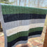 Knitting Kit - Striped Blanket 4-color by Pure Laine