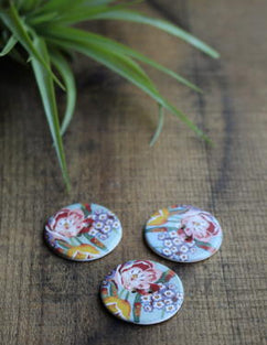 Ceramic buttons by NNK Press