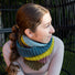 5-Color Cowl Yarn Kit -  2X2 ribbing by Pure Laine