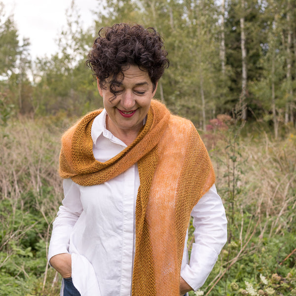 Knitting Kit - Texture Shawl by Fibre Carpe Diem