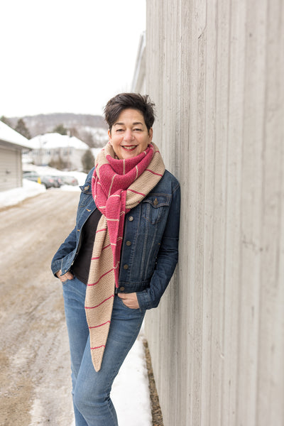 Kit de Tricot - Châle FIELD par Maxim Cyr