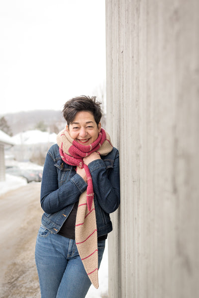 Kit de Tricot - Châle FIELD par Maxim Cyr