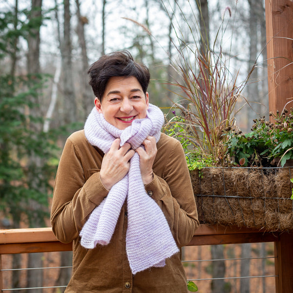 Kit de tricot foulard Belle Nueva par Pure Laine