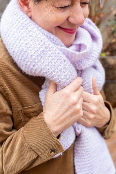 Kit de tricot foulard Belle Nueva par Pure Laine