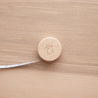 Wooden measuring tape by Twig & Horn