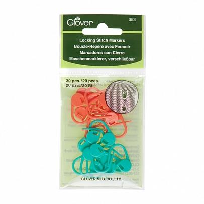 Locking Stitch Markers by Clover  (20 ct)