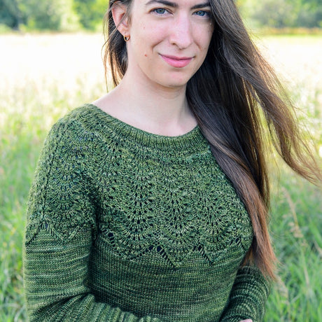 Knitting Kit - Pine Cone Sweater by Gabrielle Vézina